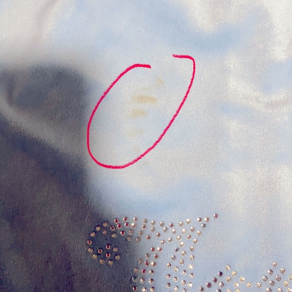 NWT OG Juicy Couture Diamanté Velour Tracksuit Set in Heritage Blue -Size L - Picture 12 of 12